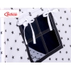 Set: Tipi-tent Speelkleed Kussens  GRATIS decoratieve veren Zwart