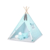Set: Tipi-tent Speelkleed Kussens Turkoois