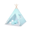 Set: Tipi-tent Speelkleed Kussens Turkoois