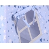 Set: Tipi-tent Speelmat   Blauw Grijs Sterren