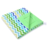 Set: Tipi-tent Speelmat   Groen Blauw Zigzag