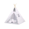 Set: Tipi-tent Speelmat   Roze Grijs Sterren