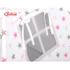 Set: Tipi-tent Speelmat   Roze Grijs Sterren