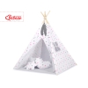 Set: Tipi-tent Speelmat   Roze Grijs Sterren