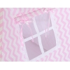 Set: Tipi-tent Speelmat   Roze Zigzag
