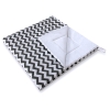Set: Tipi-tent Speelmat   Zwart Zigzag
