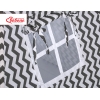 Set: Tipi-tent Speelmat   Zwart Zigzag