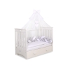 Sluier voor Ledikant 120x60 en 140x70 cm Wit Sifonki