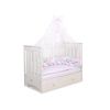 Sluier voor Ledikant 120x60 en 140x70 cm Wit Sifonki