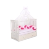 Sluier voor Ledikant 120x60 en 140x70 cm Wit Sifonki