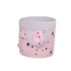 Speelgoedmand  Opbergmand L Blauw Roze Grijs Sterren