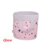 Speelgoedmand  Opbergmand L Blauw Roze Grijs Sterren