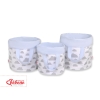 Speelgoedmand  Opbergmand S Grijs Blauw Wolken