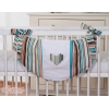 Speelgoedtas voor Babybed - Harten Bruin Snijder