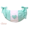 Speelgoedtas voor Babybed - Harten Mint