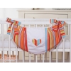 Speelgoedtas voor Babybed - Harten Oranje Snijder