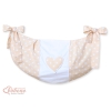 Speelgoedtas voor Kinderbed - Harten Beige Polkaprikker