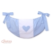 Speelgoedtas voor Ledikant - Harten Blauw