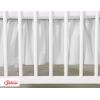 Stofhoes Bedrok  Ruche voor Ledikant 140x70 cm -  Grijs Little Prince Princess