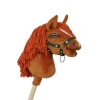 Stokpaard Hobby Paard Kastanje A4