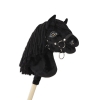 Stokpaard Hobby Paard Zwart A4