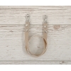 Teugels voor stokpaard Beige