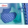 MEGA TIPI SET: Tipi-tent + speelmat + kussens + GRATIS decoratieve veren