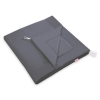 MEGA TIPI SET: Tipi-tent + speelmat + kussens + GRATIS decoratieve veren Antraciet