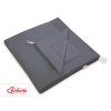MEGA TIPI SET: Tipi-tent + speelmat + kussens + GRATIS decoratieve veren Antraciet
