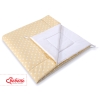 MEGA TIPI SET: Tipi-tent + speelmat + kussens + GRATIS decoratieve veren Beige Polkaprikker