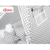 MEGA TIPI SET: Tipi-tent + speelmat + kussens + GRATIS decoratieve veren Grijs