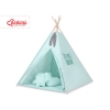 MEGA TIPI SET: Tipi-tent + speelmat + kussens + GRATIS decoratieve veren Mint