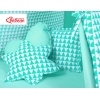 MEGA TIPI SET: Tipi-tent + speelmat + kussens + GRATIS decoratieve veren Mint