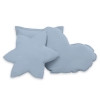 MEGA TIPI SET: Tipi-tent + speelmat + kussens + GRATIS decoratieve veren Pastelblauw