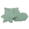MEGA TIPI SET: Tipi-tent + speelmat + kussens + GRATIS decoratieve veren Pastelgroen