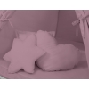 MEGA TIPI SET: Tipi-tent + speelmat + kussens + GRATIS decoratieve veren Pastelviolet