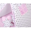 MEGA TIPI SET: Tipi-tent + speelmat + kussens + GRATIS decoratieve veren Roze