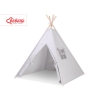 Tipi-tent + GRATIS decoratieve veren Grijs
