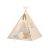 Tipi-tent Indianen Tent Beige Polkaprikker