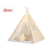 Tipi-tent Indianen Tent Beige Polkaprikker