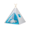 Tipi-tent Indianen Tent Grijs Turkoois Geruit