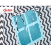 Tipi-tent met Speelmat  Zwart Blauw Zigzag