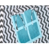 Tipi-tent met Speelmat  Zwart Blauw Zigzag