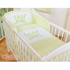 Universele Bedbumper voor Babybed -  Groen Little Prince Princess