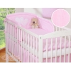 Universele Bedbumper voor Kinderbed - Harten Roze Snijder