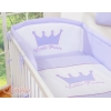 Universele Bedbumper voor Kinderbed -  Purper Little Prince Princess