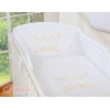 Universele Bedbumper voor Kinderbed -  Wit Little Prince Princess