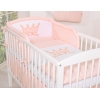 Universele Bedomrander voor Babybed -  Poederroze Little Prince Princess