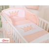 Universele Bedomrander voor Babybed -  Poederroze Little Prince Princess