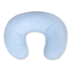 Voedingskussen voor Baby - Harten Blauw Geruit